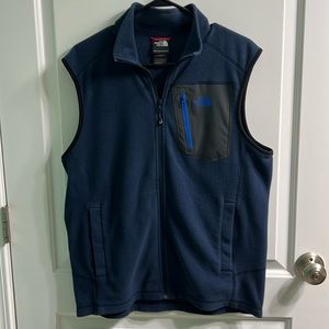 The North Face Men’s Fleece Vest, Navy - M